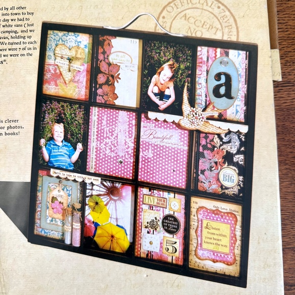 7Gypsies Antique Artist Printer's Tray, White - Picture 5 of 16